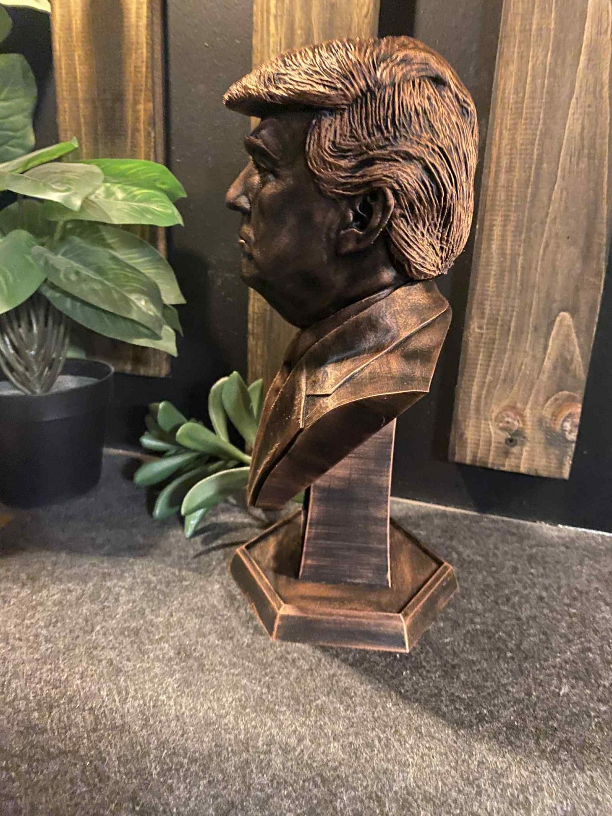 Donald Trump Copper Statue 13 INCHES TALL