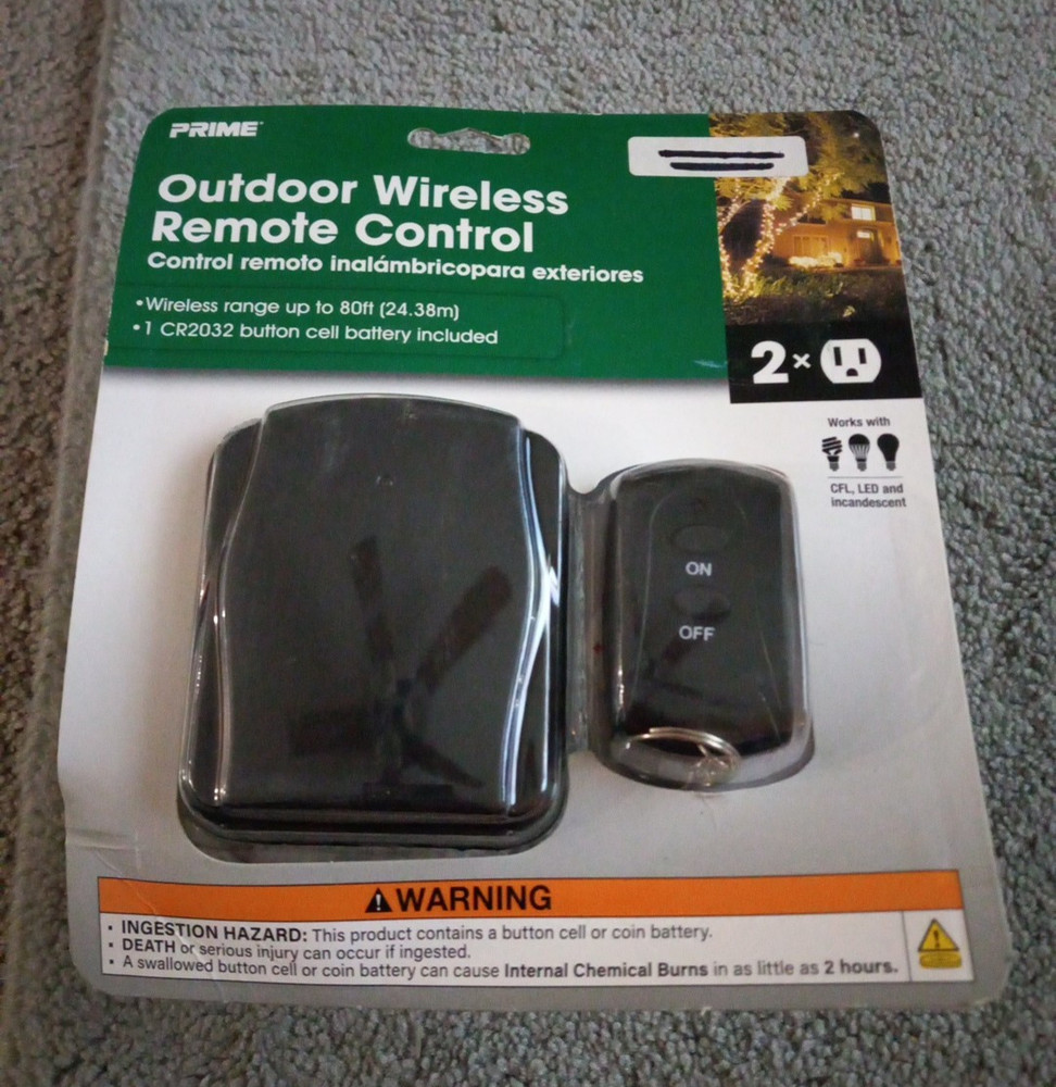 Prime Wireless Outdoor Remote Control Power System 80ft