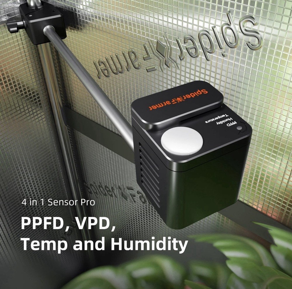 2025 Spider Farmer Genius Grow System Sensor Pro Kits CO2 Sensor and PPFD Sensor