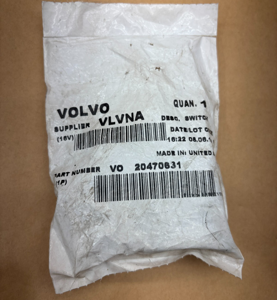 Volvo 20470631 Switch Engine Brake Rocker Dash Console Replacement Part