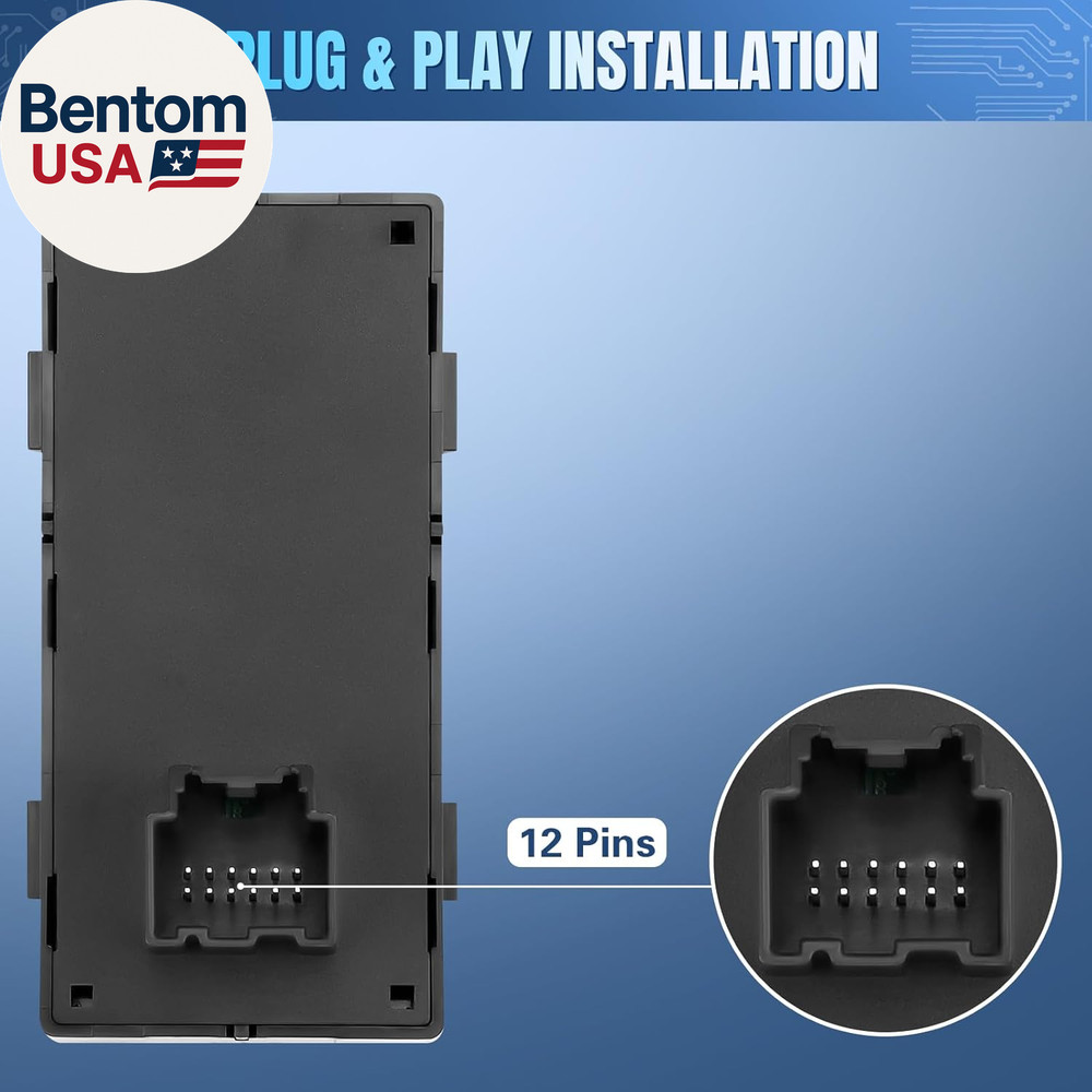 Master Power Window Switch Driver Side Compatible with 2014-2022 Chevy Silverado