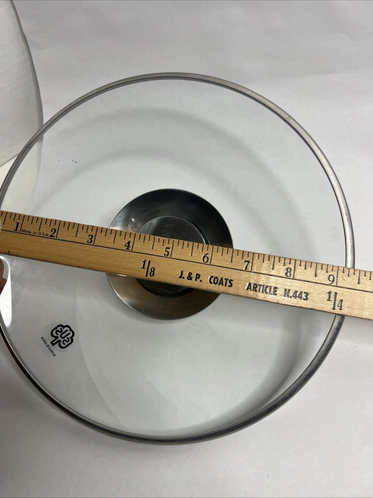 Schulte Ufer 9 1/4” Replacement Glass Lid Only