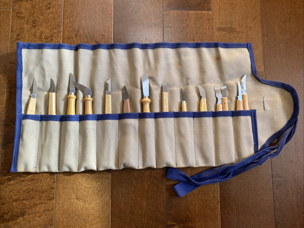 14-pc Swiss & Germany Made Carving Tools Set