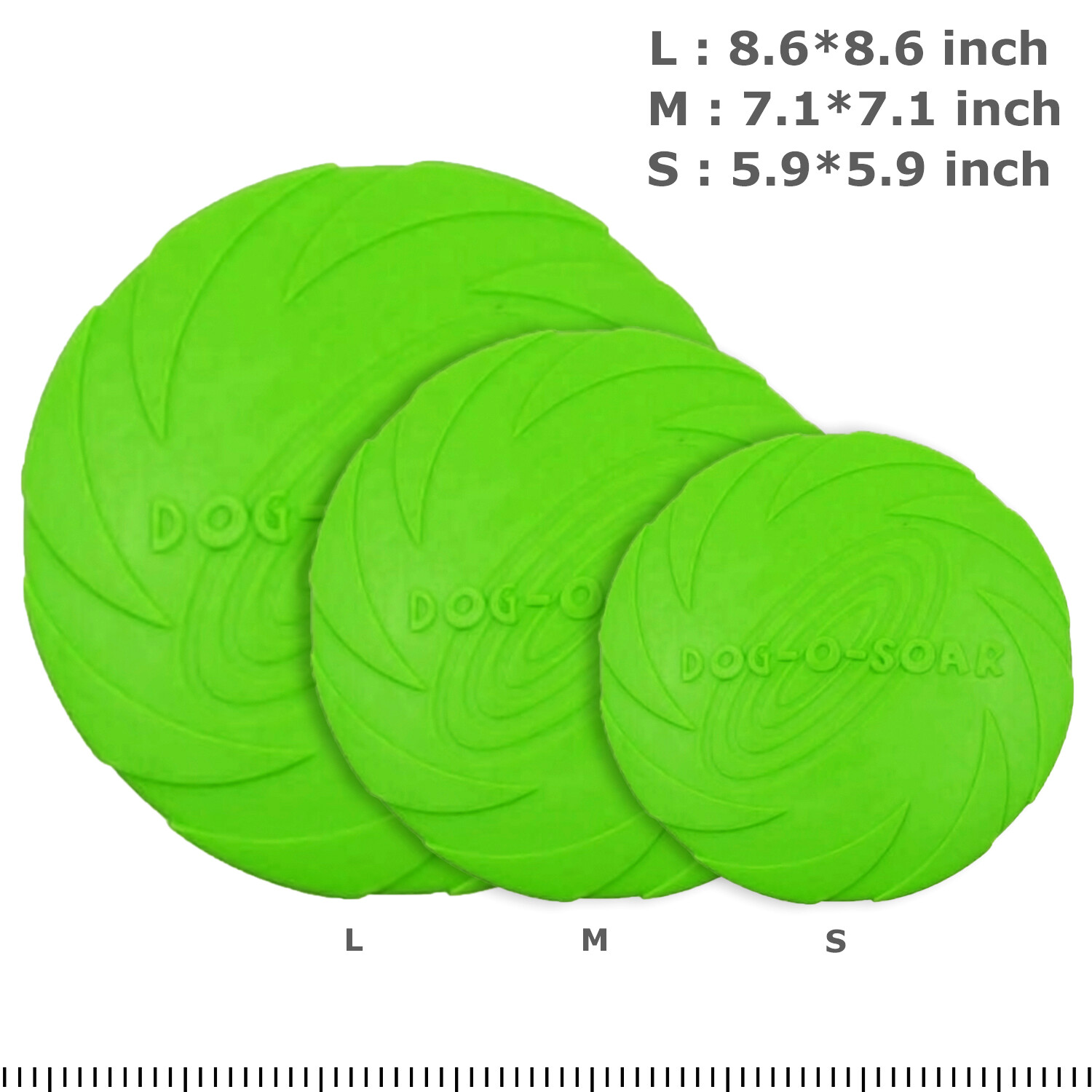 Dog Toy Flyer Flexible Durable Frisbee Disc LARGE Chew Fetch Toys