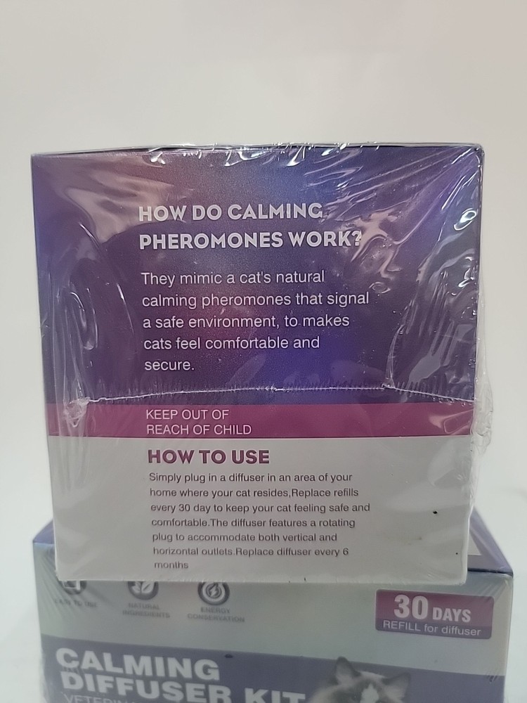 2x Cat Calming Pheromone Diffuser Effectively Relieve Anxiety Stress