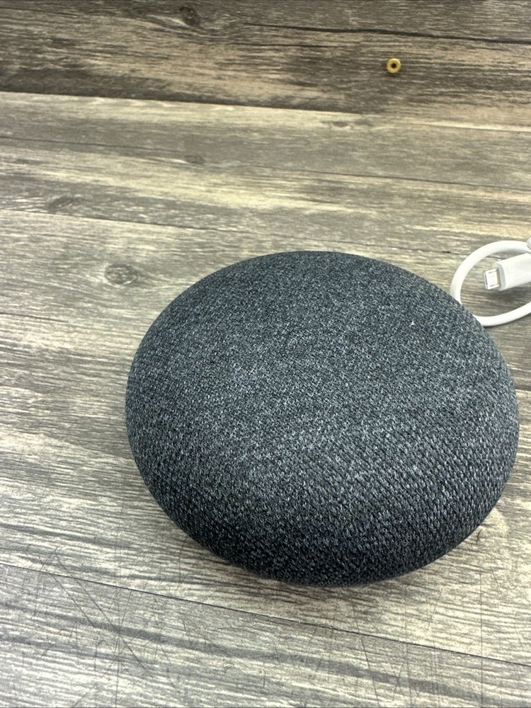 Google Home Mini Smart Assistant - Charcoal AS-IS Untested