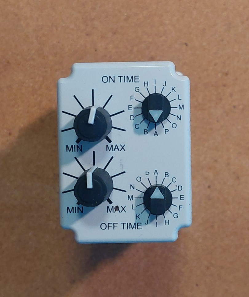 MACROMATIC TR-63126 Time Delay Relay, 12VAC/DC