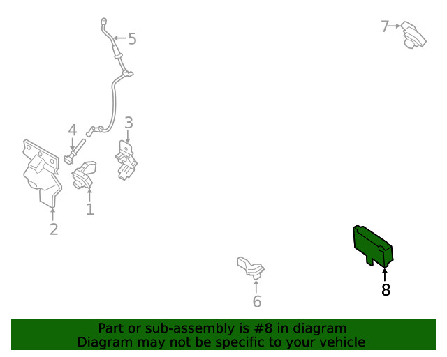 Genuine Ford Control Module JL3Z-19H405-B