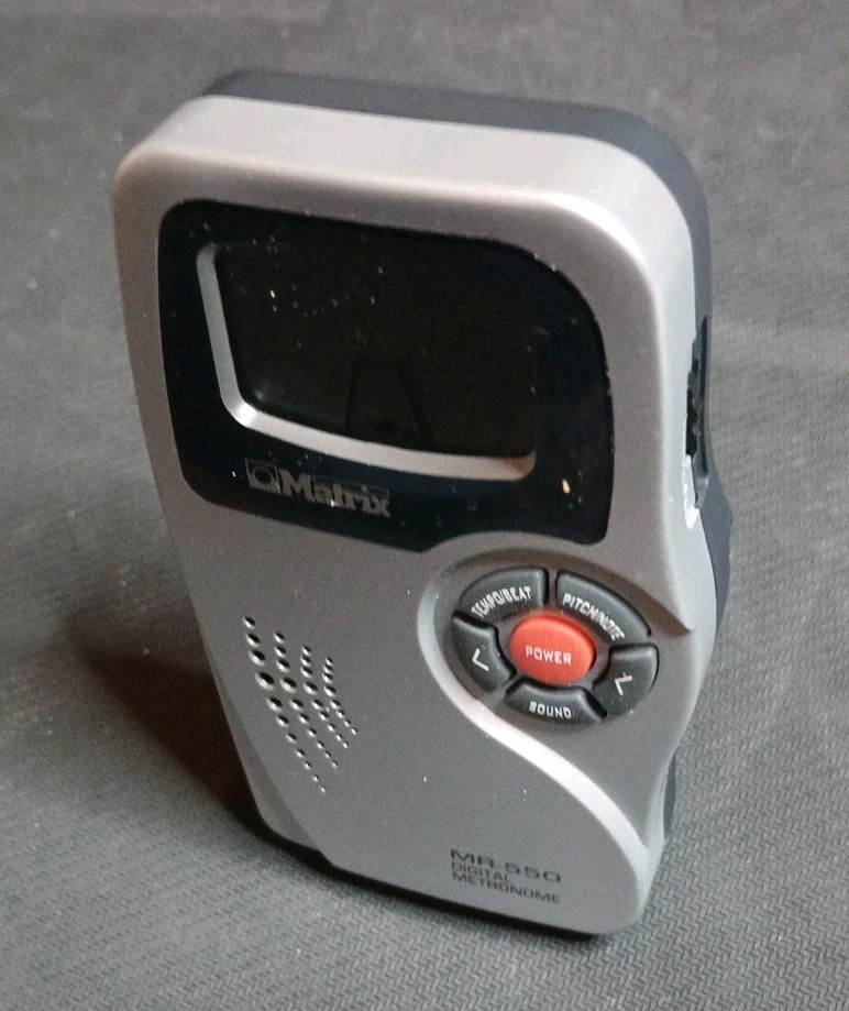 Matrix MR-550 Digital Metronome With LCD Pendulum Simulation Used.