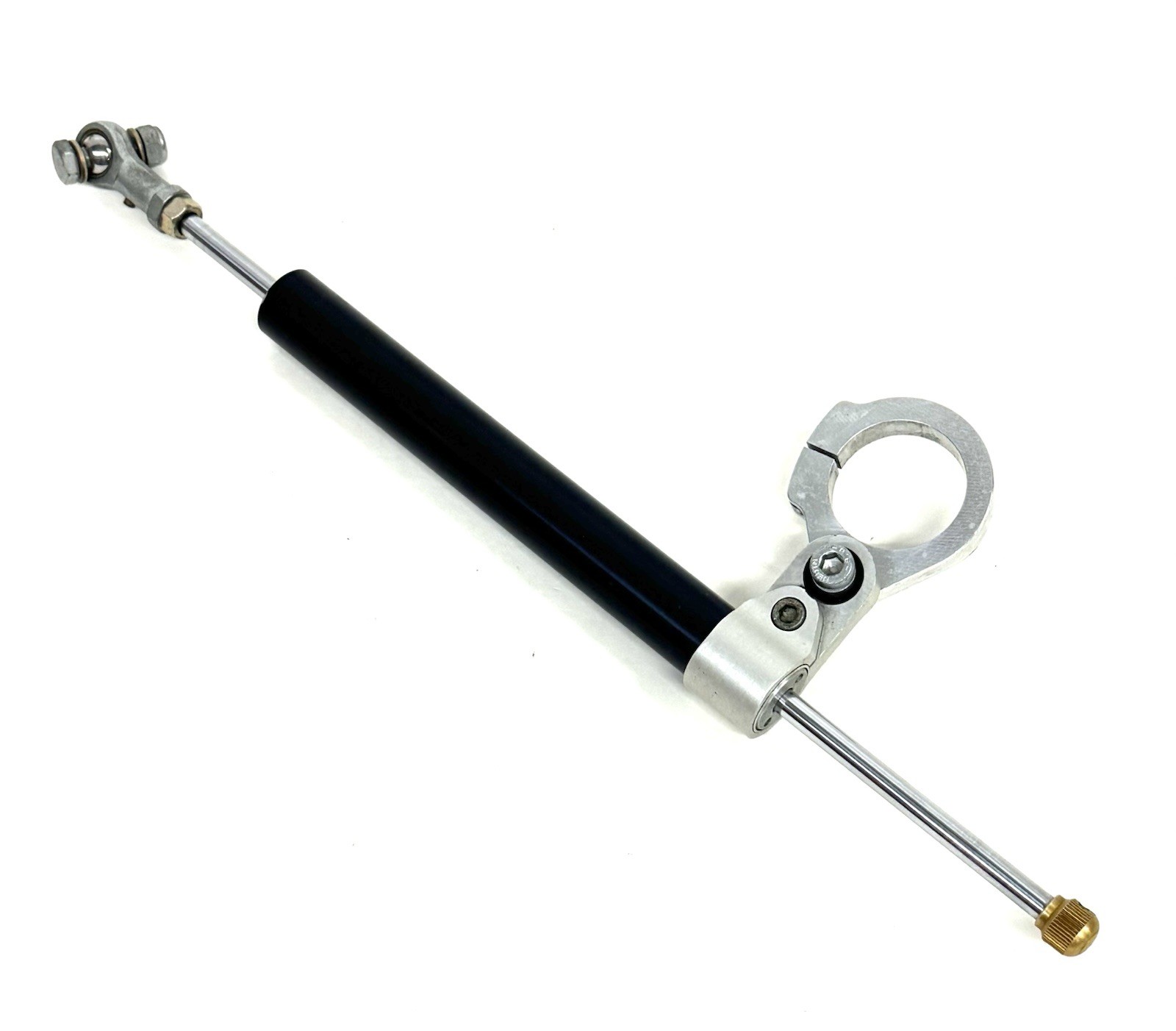 GCB / CERIANI STEERING STABILIZER DAMPER & 41MM FORK CLAMP FOR CUSTOM HARLEY