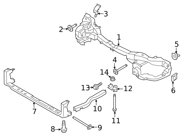 Genuine Ford Bracket AV6Z-63100A42-B