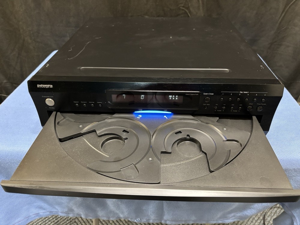 Integra CDC 3.4 6-Disc Carousel CD Player Carousel No Remote, Working