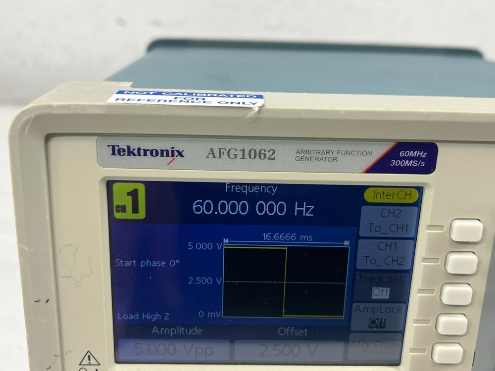 Tektronix AFG1062 Arbitrary Function Generator 60MHz 300MS/s 2-CH