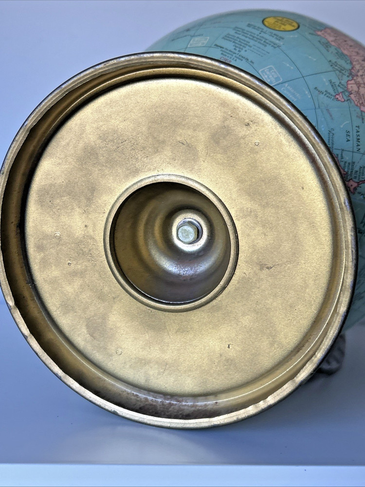 Cram Co. 9" Terrestrial Globe Desktop Tabletop Vintage