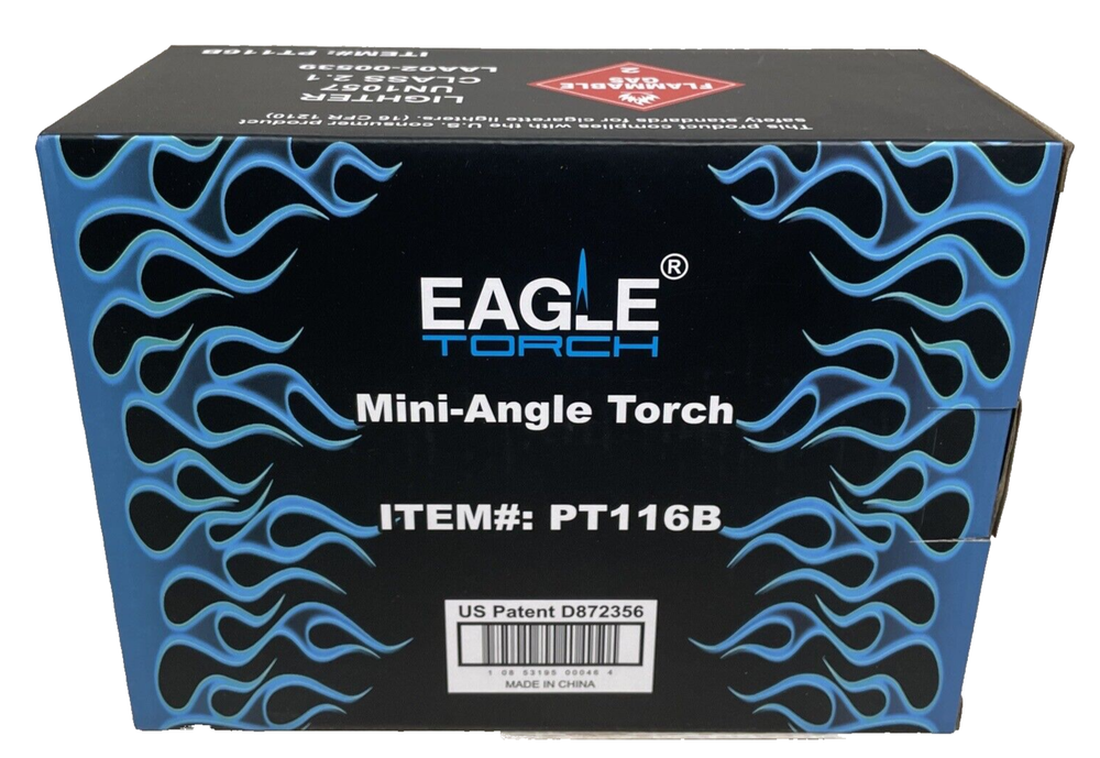 Eagle Mini Angle Torch Butane Jet Lighter Refillable Windproof Adjustable lot 20