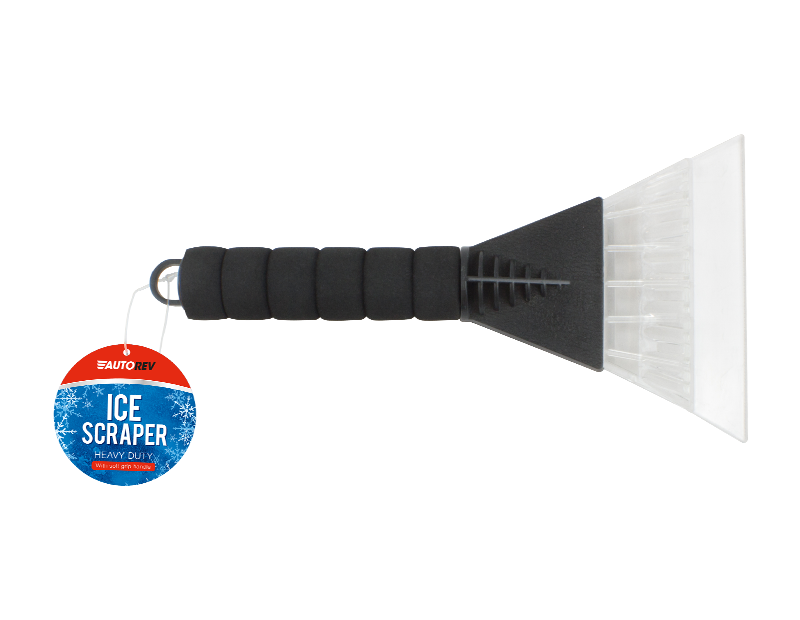 Black Heavy Duty Ice Scraper Remove Tough & Durable Ice Snow from Any Window