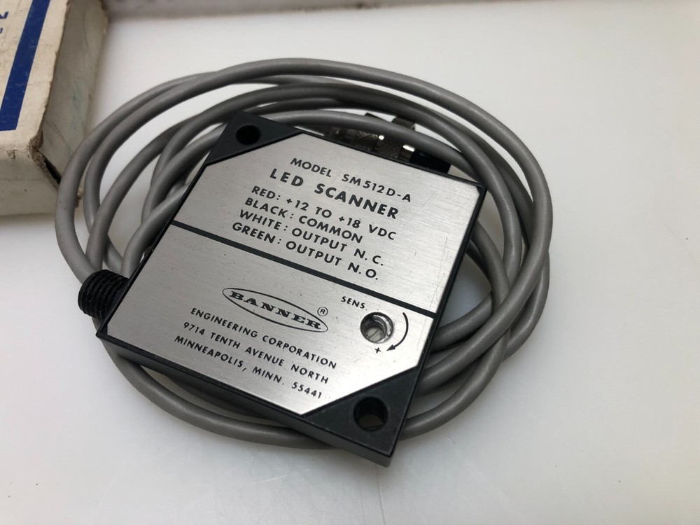 New Banner SM512DA LED 扫描仪-