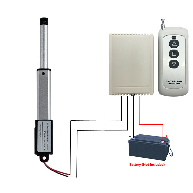 1.18" 2" 3" 4 inch Mini Mirco 12V Electric Linear Actuator Stroke Fast upto 6"/s