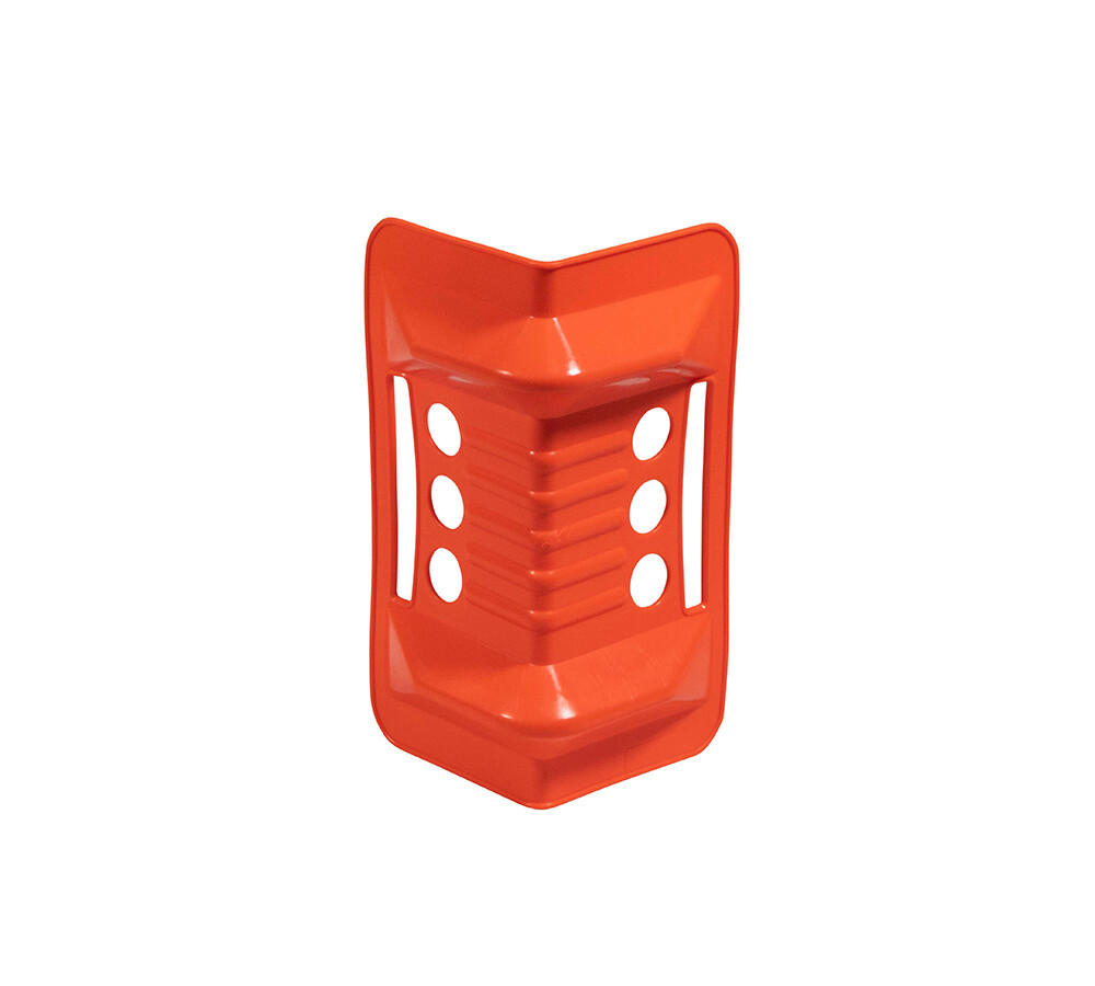 120 Pcs 4"x10" Orange Flatbed Corner Protector V Shaped with Carrying Case