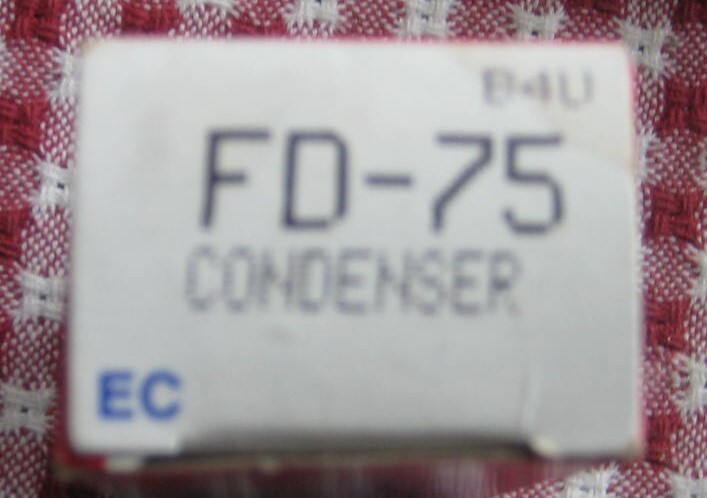 ONE NOS GENUINE CARQUEST CONDENSER FD-75