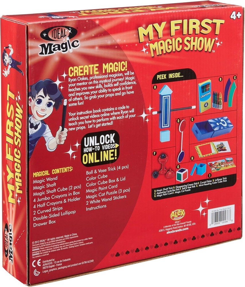 Ideal Magic My First Magic Show Learn 25 Easy Tricks with Props Great for ...