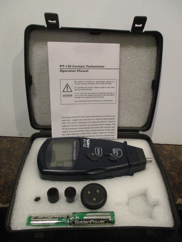 Nidec Contact Type Digital Tachometer PT-121