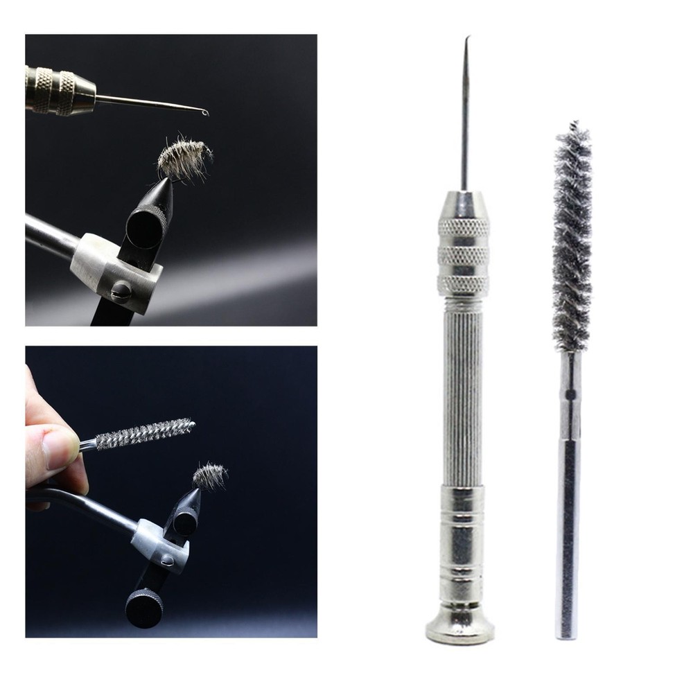 Fly Tying Dubbing Brush and Bodkin Sturdy Practical Lightweight Fly Tying Tools