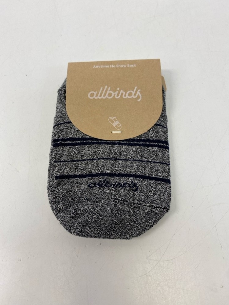 NEW/PKG allbirds Gray Black Socks