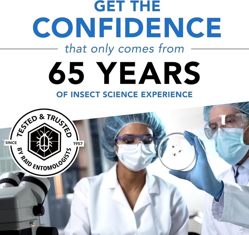 Compact Raid Essentials Flying Insect Trap - Dual-Sided, Kid Friendly Design