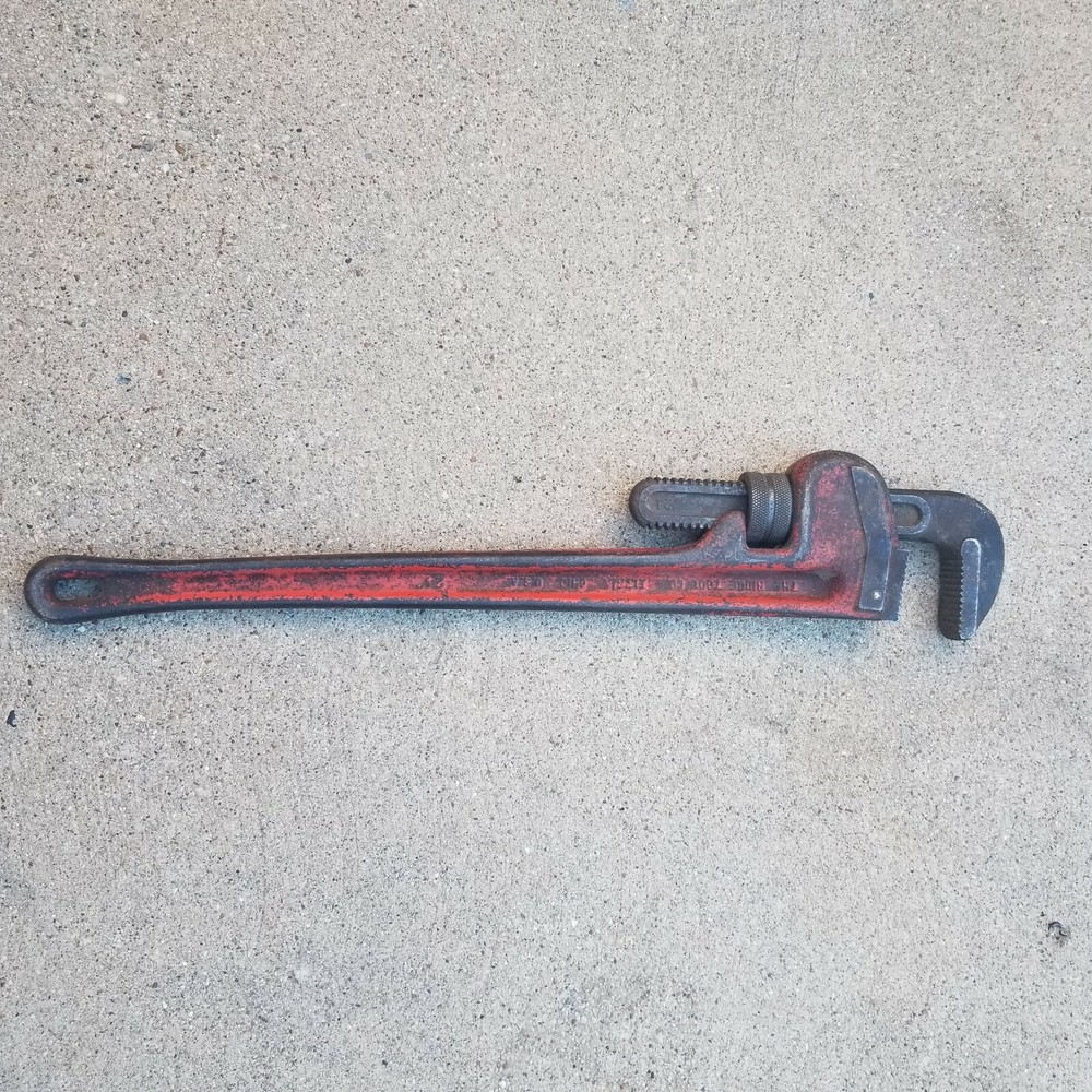 Ridgid Tools 24" Heavy Duty Adjustable Pipe Wrench, Plumbing, Pipe Fitting