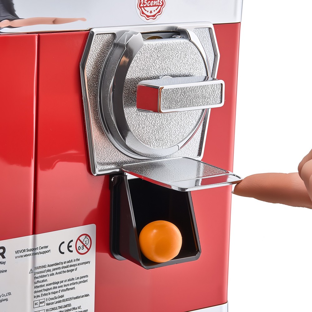 VEVOR Candy Vending Machine Four Compartment Candy Vending Machine with Stand