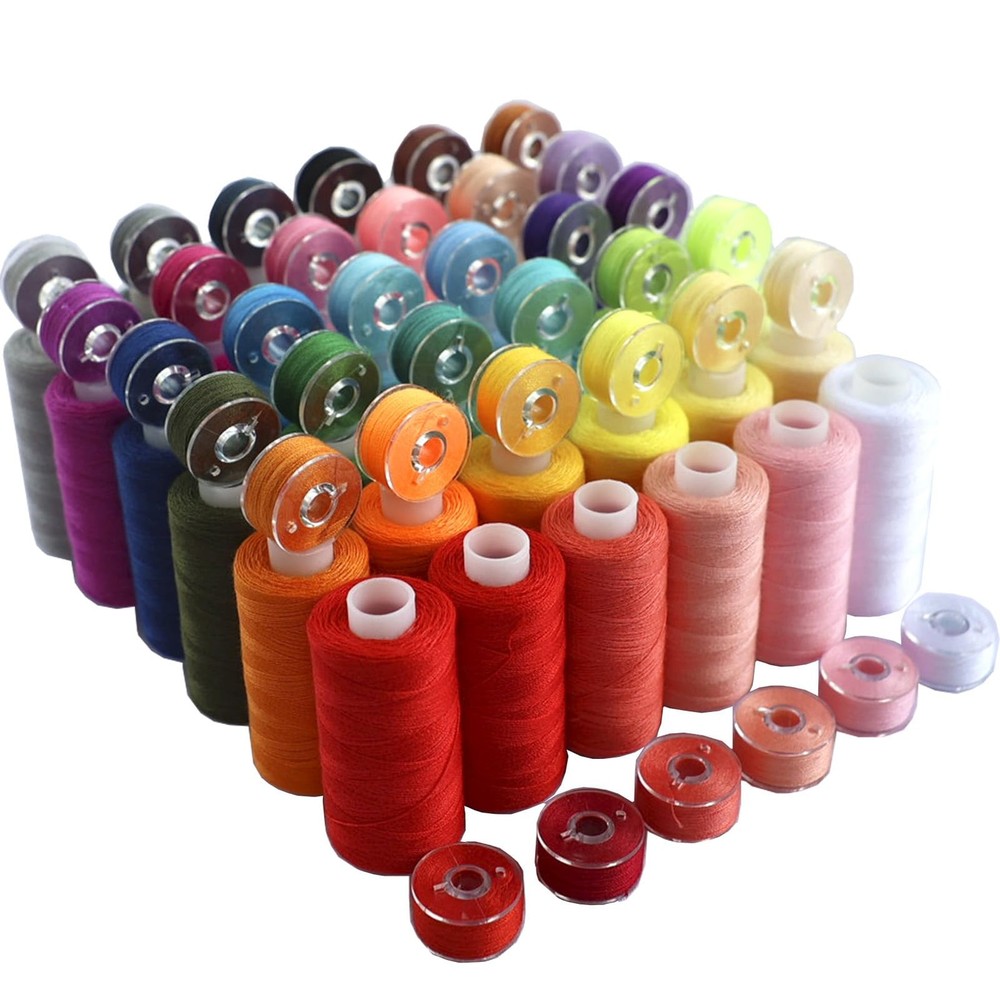 Sewing Thread Assortment, 36 Color Thread for Sewing Machine, Polyester 72 Pc