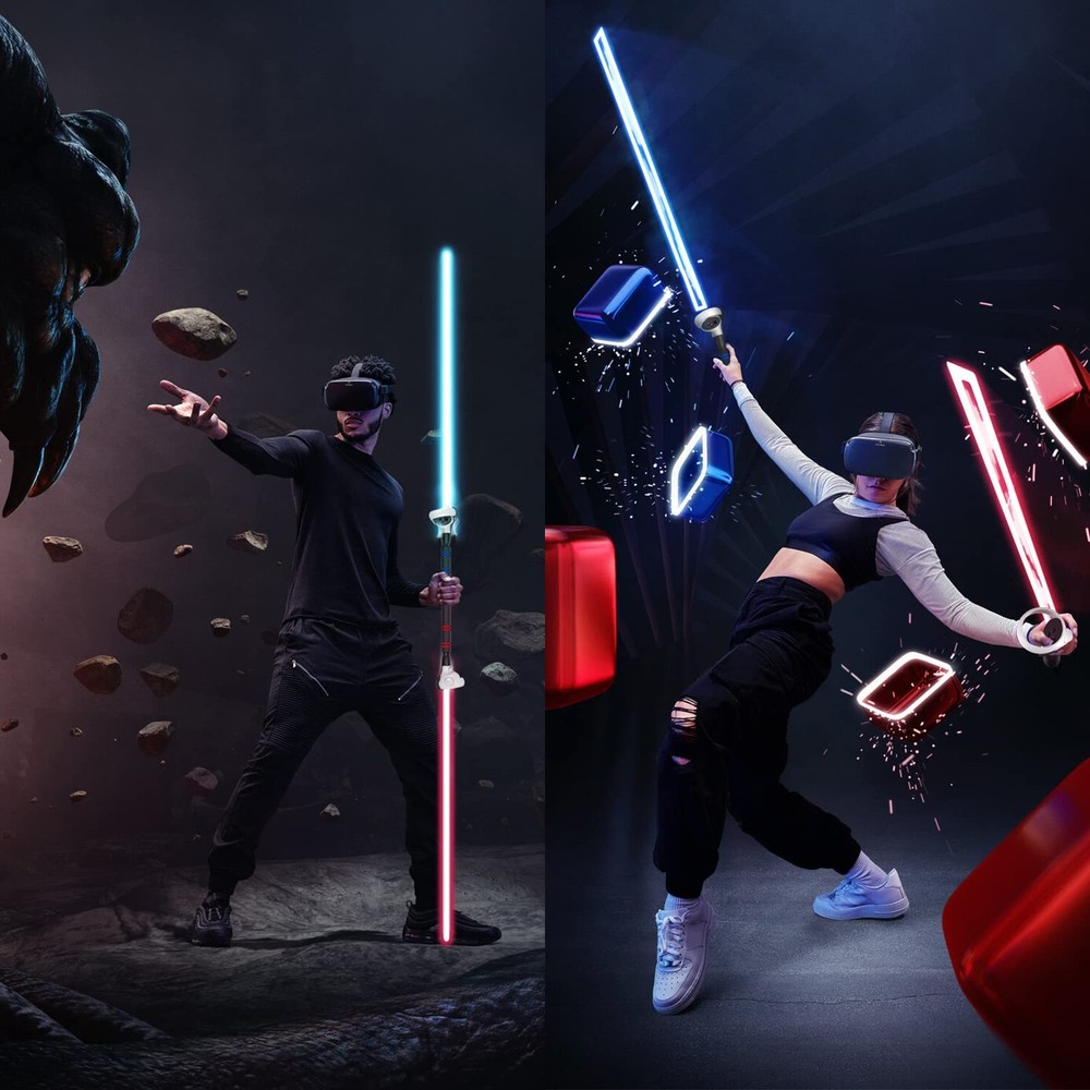 VR Game Handle Accessories Compatible with Oculus Quest 2 Controllers, Dual H...