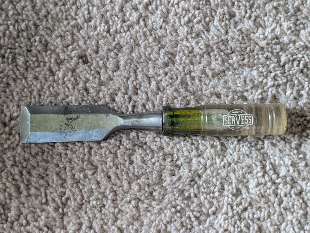 Vintage Servess 1" Woodworking Chisel