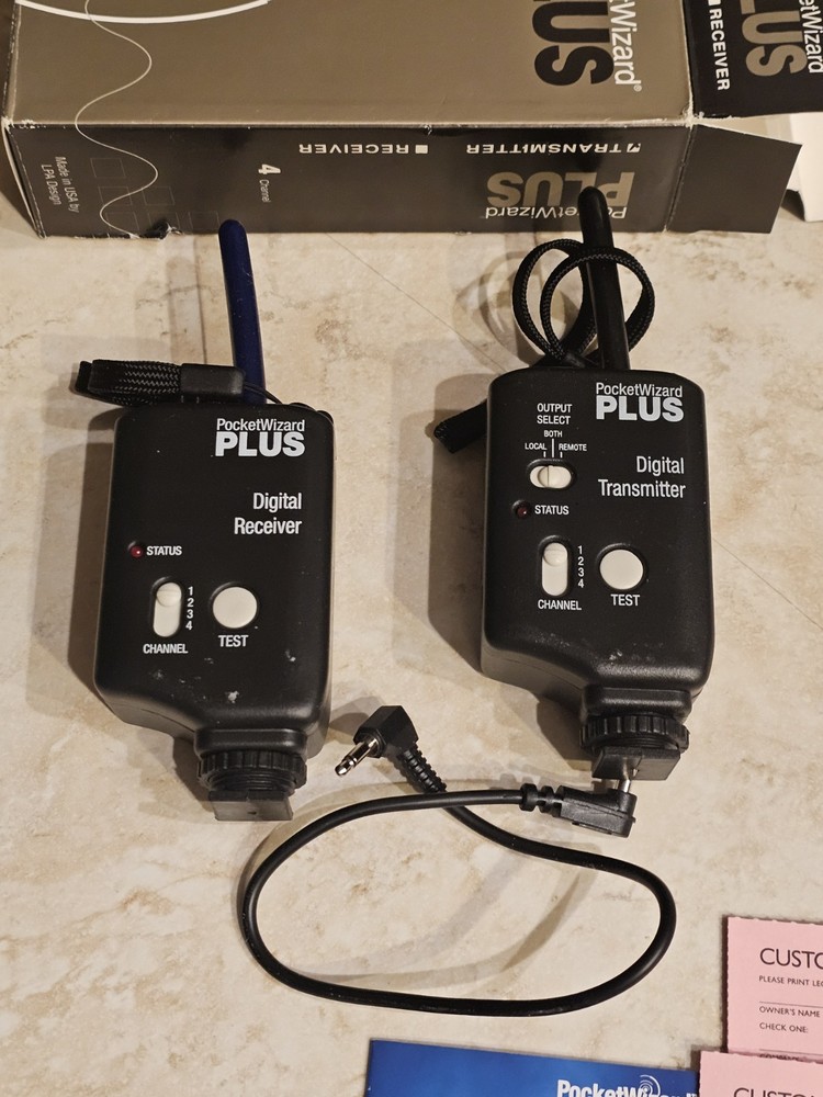 *Open Box* Pocket Wizard Plus Digital Transmitter and Receiver