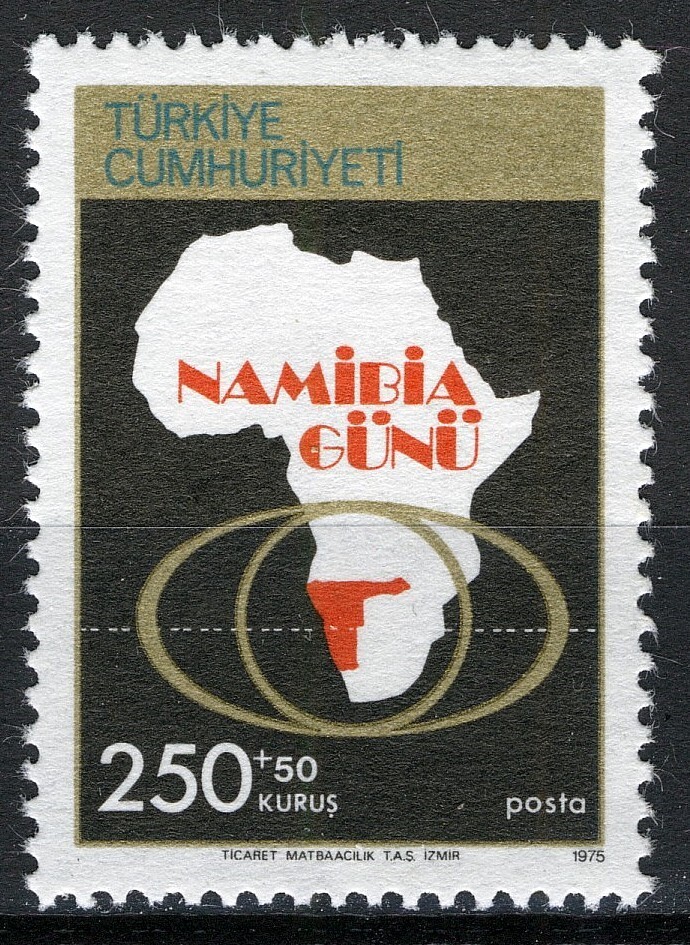 Turkey 1975, Day for Namibia set MNH, Mi 2360