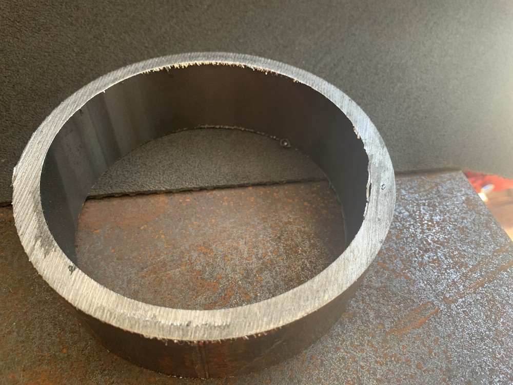 8” X 2” Schedule 40 Pipe Collar Ring For Welding CouponsS 9 Ring Collars