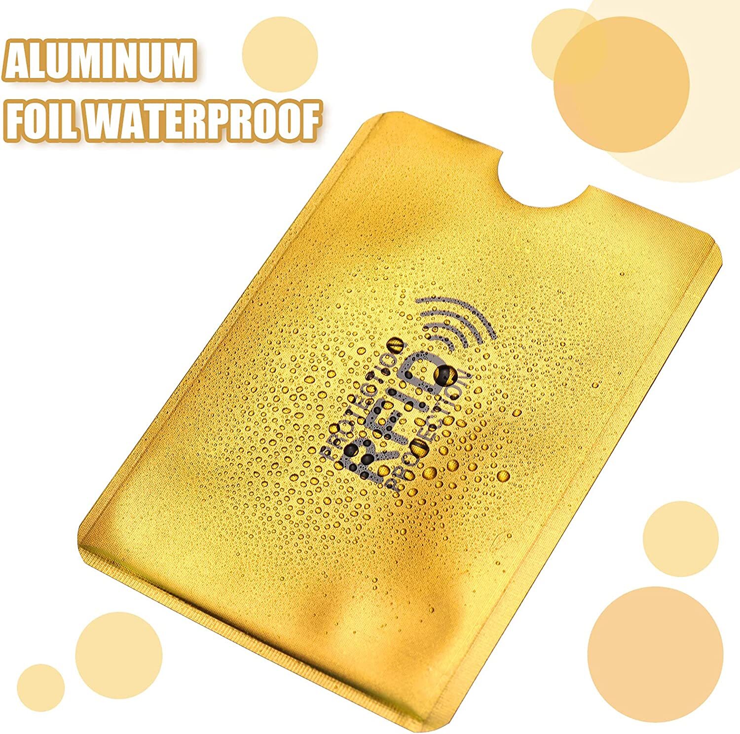 10x RFID Blocking Sleeves Credit Card Protector Holders Theft Protection Secure