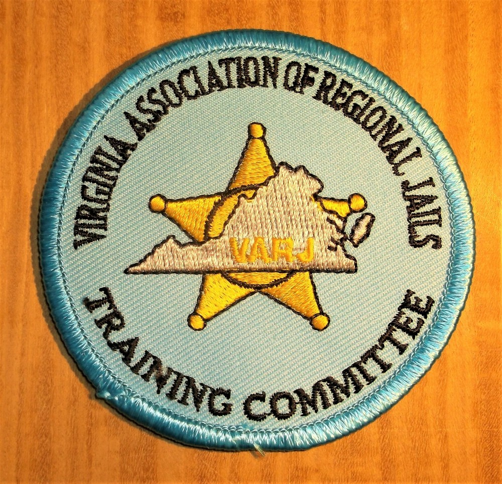 GEMSCO NOS Vintage Patch DOC REGIONAL JAILS TRAINING COMMITTEE VA  Original 1995
