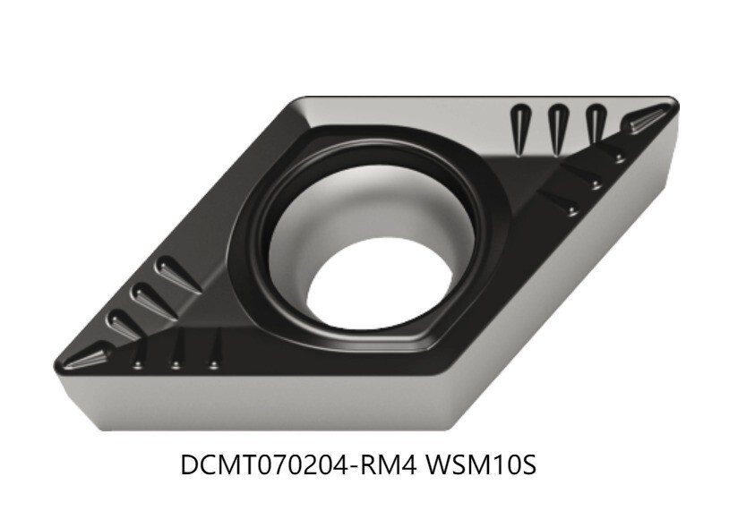 10  PCS  ORIGINAL  INSERTS      DCMT070204-RM4 WSM10S