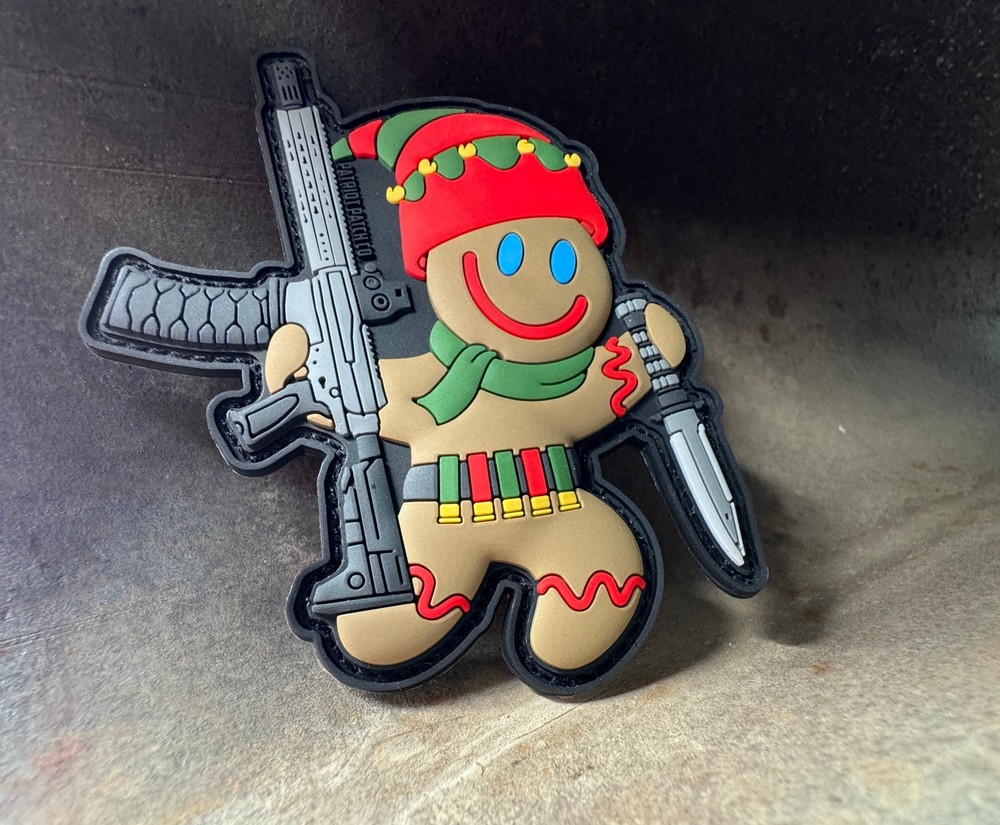 Patriot Patch Co. - Tactical Gingerbread Man Auto Shotty - Patch