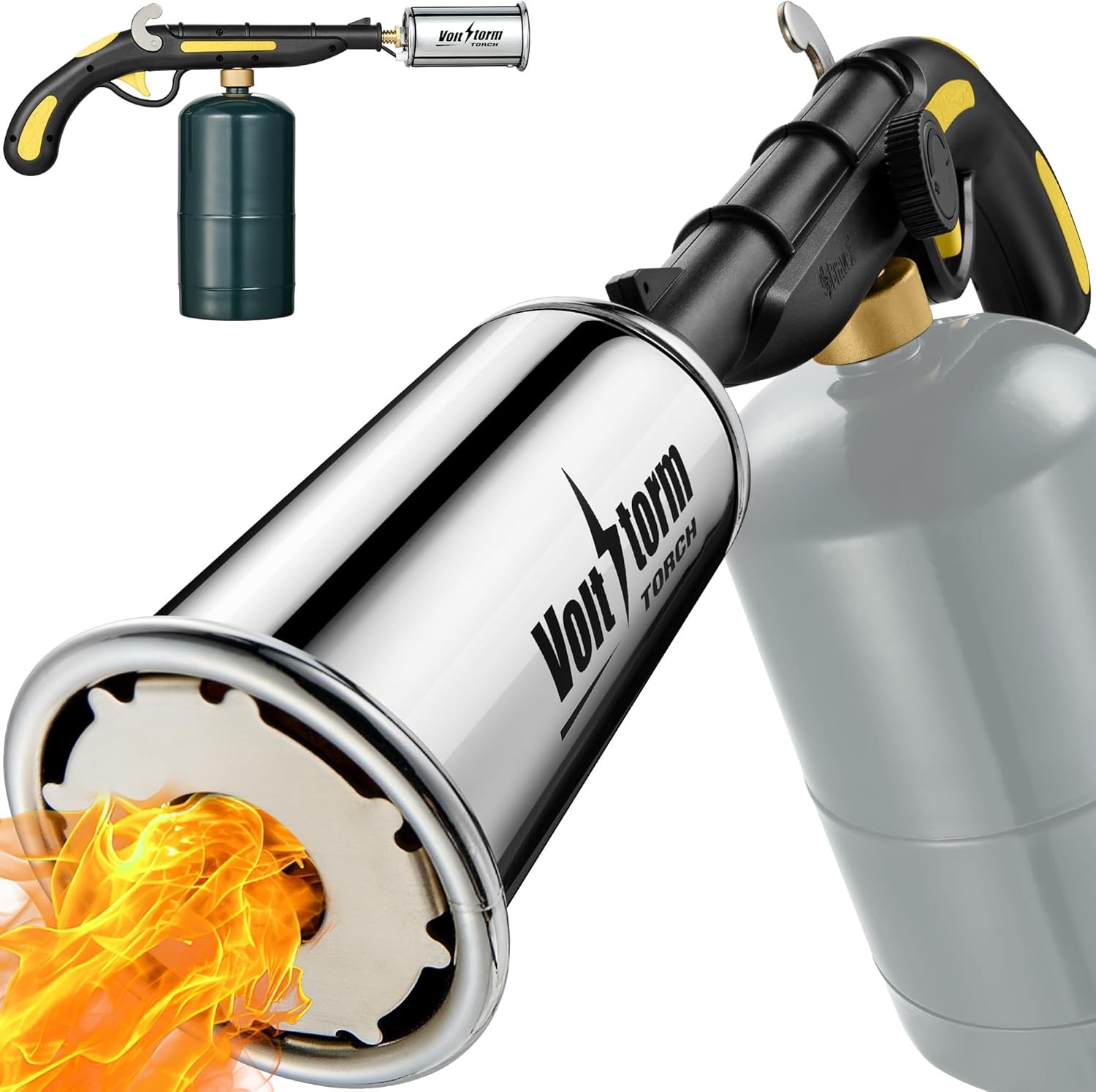 Propane Cooking Torch Grill Gun& Culinary Kitchen Blow Torch Charcoal Torch