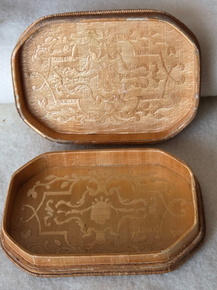 18th Century Straw Snuff Box