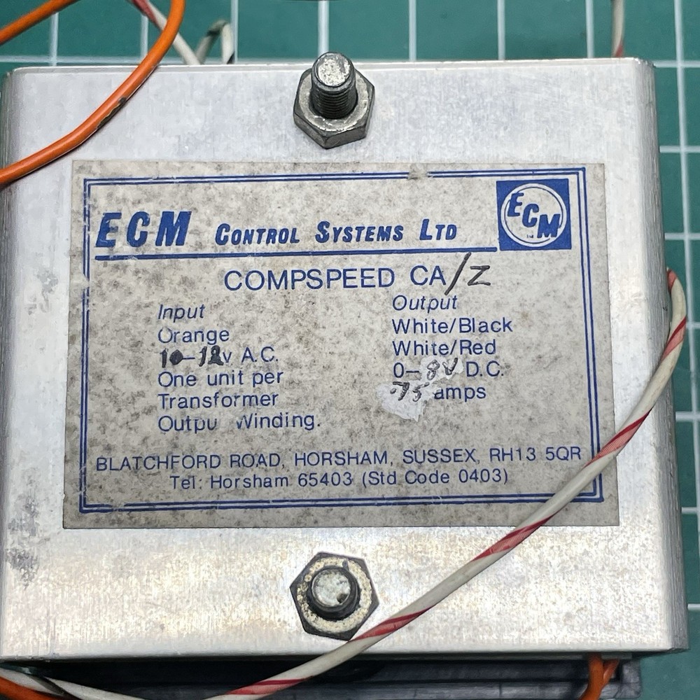 Compspeed ECM Model Railway Power Controller – For Parts / Unknown Working