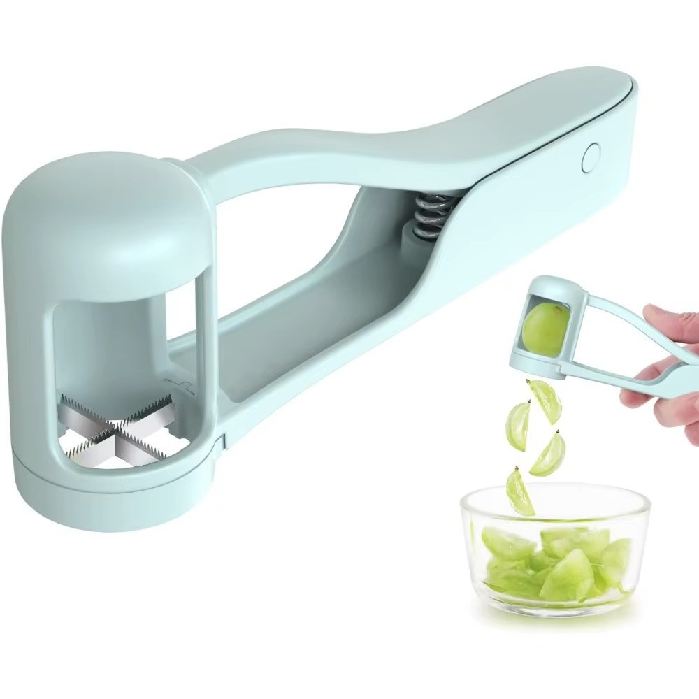 Tomato Slicer Cutter Grape Tools Cherry Fruit Salad Splitter Artifact for Toddle