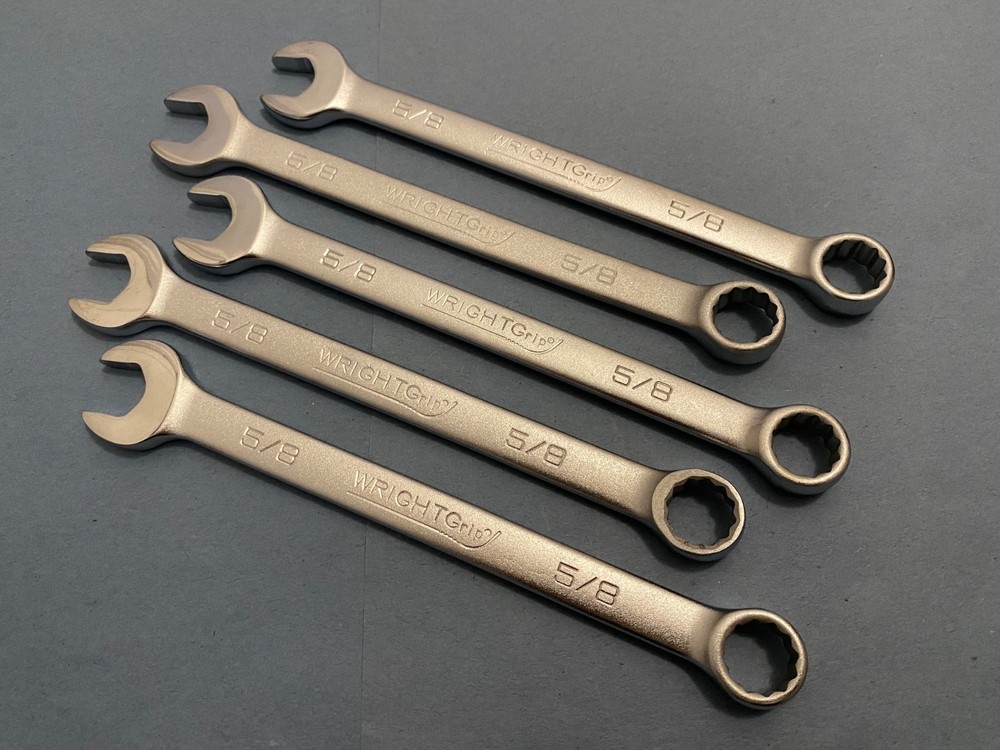 (5) WRIGHT TOOL #1120 - 5/8” WRIGHT GRIP COMBINATION WRENCHES - U.S.A. - NEW