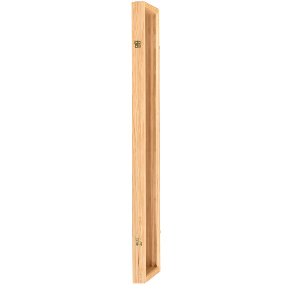 6 ft. Tall Clear Plastic Partition Natural 4 Panel