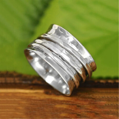 Spinner Ring Solid 925 Sterling Silver Band Ring Handmade Ring All Size