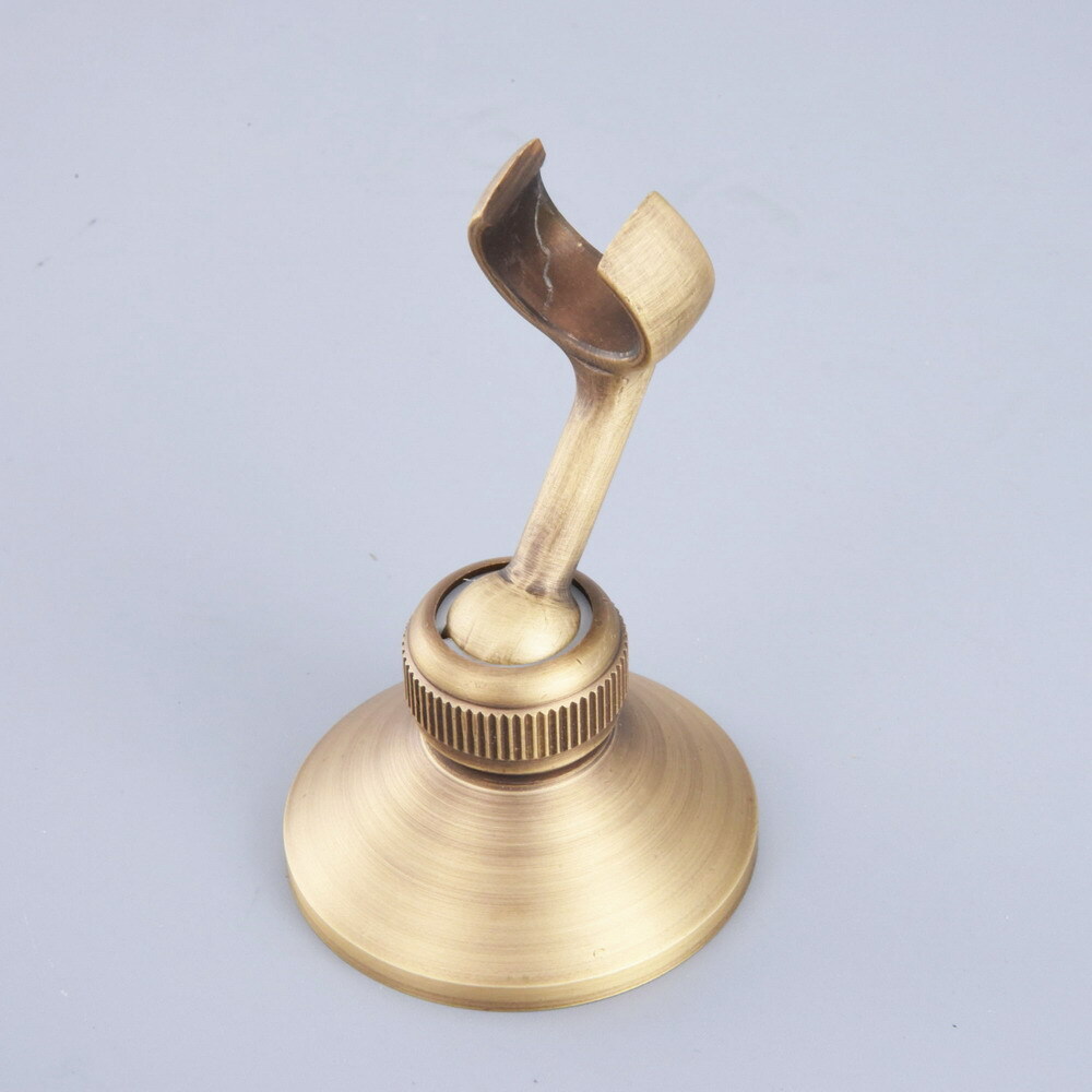 Antique Brass Hand Held Shower Head Holder Wall Mount Adjustable Bracket ehh122
