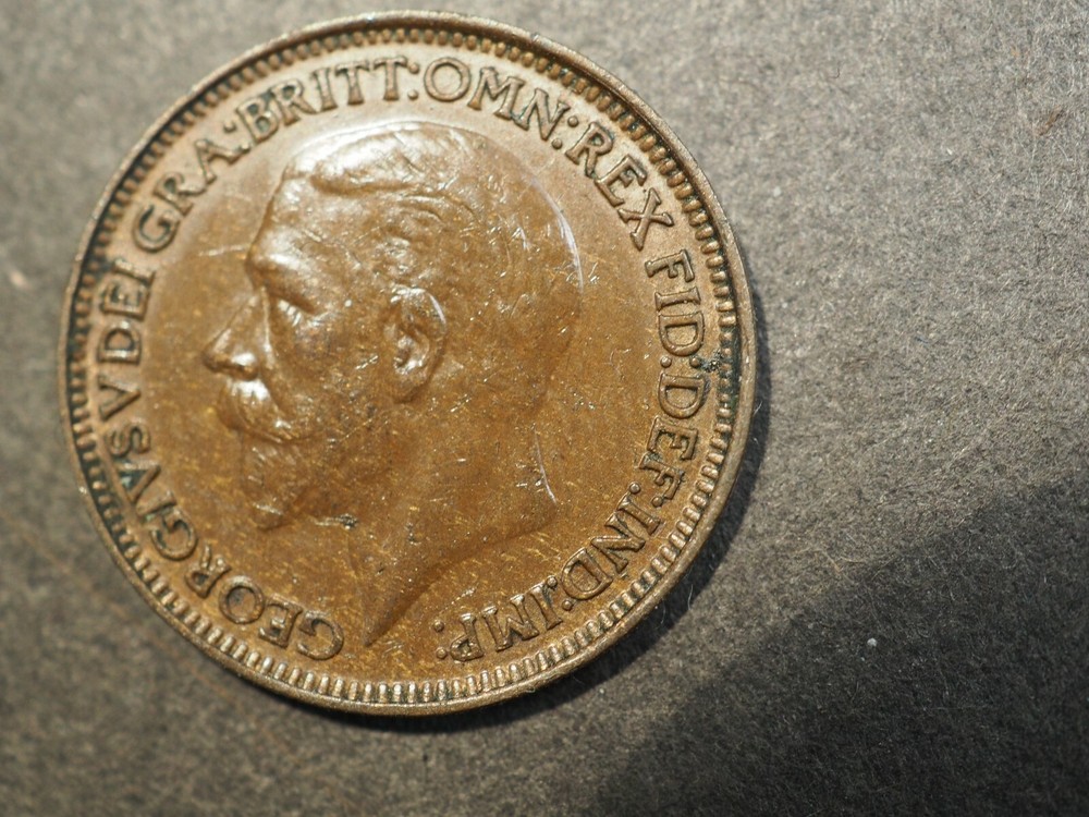 1929 Great Britain Farthing - KM 7 # 678